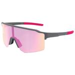 
Cebe Lunettes de soleil Outflow Lite Matt Light Grey Rose Red Mirror Photochromic  Présentation