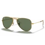 
Ray Ban Lunettes de soleil Aviator Kids Polished Arista Gold Dark Green  Présentation