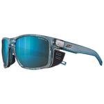 
Julbo Lunettes de soleil Shield Translucide Brillant Bleu Spectron Hd 3 Polarized  Présentation