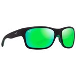 
Maui Jim Lunettes de soleil Ano Nui Matte Black Green MauiGreen Mineral Superthin  Présentation