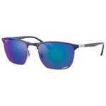 
Ray Ban Lunettes de soleil RB3686 Polished Blue Chromance Polar Blue 