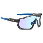 
AZR Lunettes de soleil Pro Race Rx Noire Mate Photochromique Irisé Bleue  Présentation