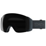 Smith Masque de Ski 4D Mag Slate Chromapop Sun Black + Chromapop Storm Blue Sensor Mirror Présentation