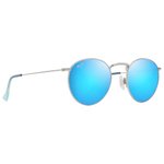 
Maui Jim Lunettes de soleil Pukaua Argent Brillant Bleus Verts Bleu Hawaï MauiPure  Présentation