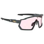 
AZR Lunettes de soleil Pro Race Rx Carbone Mat Noire Photochromique Irisé Rouge  Présentation