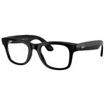 
Ray Ban Lunettes de soleil Meta Wayfarer Gen 2 Shiny Black Transitions Green Graphite Incolore 