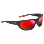 
Maui Jim Lunettes de soleil Haulani Matte Solid Dark Blue Orange Hawaii Lava Minéral Superthin  Présentation