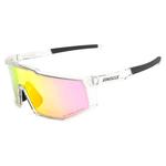 
Binocle Eyewear Lunettes de soleil Horizon Shiny Translucide Pink Mirror Polarized  Présentation
