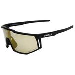 
Binocle Eyewear Lunettes de soleil Horizon Shiny Black Gold Mirror Polarized  Présentation