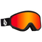 
Volcom Masque Attunga Matte Black Red Chrome  Présentation