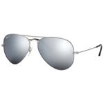 
Ray Ban Lunettes de soleil RB3025 Aviator Matte Silver Dark Grey Polarized 