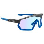 
AZR Lunettes de soleil Pro Race Rx Noire Mate Bleue Photochromique Irisé Bleu  Présentation