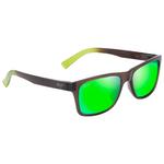 
Maui Jim Lunettes de soleil Kowelo Shiny Trans Dark Grey MauiGreen MauiPure  Présentation