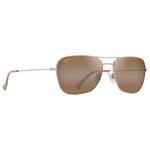 
Maui Jim Lunettes de soleil Naauao Doré Clair Brillant Rouge Marron Bronze HCL MauiPure  Présentation