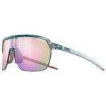 
Julbo Lunettes de soleil Frequency Translucide Brillant Vert Clair Rose Spectron 3  Présentation
