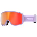 Atomic Masque de Ski Count Junior Cylindrical Lavender Red Flash Présentation