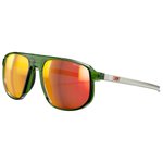 
Julbo Lunettes de soleil Ward Translucide Brillant Vert Gris Spectron 3  Présentation