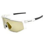 
Binocle Eyewear Lunettes de soleil Horizon Shiny Translucide Gold Mirror Polarized  Présentation