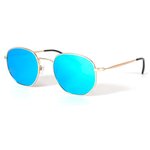 
Binocle Eyewear Lunettes de soleil Nevada Mat Gold Light Blue Mirror Polarized   Présentation