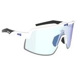 
AZR Lunettes de soleil Speed Rx Blanche Mate Noir Photochromique Irisé Bleu  Présentation