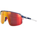 
Julbo Lunettes de soleil Density Translucide Brillant Bleu Foncé Blanc Rouge Spectron 3  Présentation