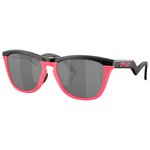 
Oakley Lunettes de soleil Frogskins Matte Black Neon Pink Prizm Black  Présentation