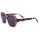 
Binocle Eyewear Lunettes de soleil Roma Shiny Purpl Tortoise Pink Gradient Grey Polarized  Présentation