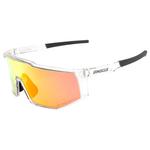 
Binocle Eyewear Lunettes de soleil Horizon Shiny Translucide Fire Red Mirror Polarized  Présentation