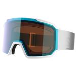 Salomon Masque de Ski S/View 3 White Photo Multilayer Blue Présentation
