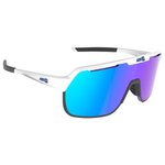 
AZR Lunettes de soleil Victory Rx Blanche Vernie Multicouche Bleu  Présentation
