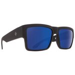 
Spy Lunettes de soleil Cyrus Soft Matte Black Happy Dark Gray Green Polar Dark Blue Spectra Mirror  Présentation