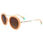 
Binocle Eyewear Lunettes de soleil Olivia Shiny Gold Peach Gradient Grey Polarized  Présentation
