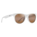 
Maui Jim Lunettes de soleil Koaniani Asian Fit Shiny Solid White Hcl Bronze Mineral SuperThin  Présentation