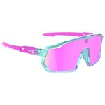 
AZR Lunettes de soleil Pro Race Jr Rx Turquoise Crystale Rose Vernie Multicouche Rose  Présentation