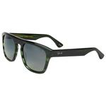 
Binocle Eyewear Lunettes de soleil Stefano Shiny Green Wood Gradient Grey Polarized  Présentation