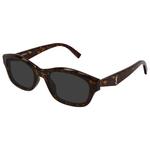 
Saint Laurent Lunettes de soleil Sl M172 Black 002 Dark Havana Grey  Présentation