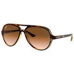 
Ray Ban Lunettes de soleil RB4125 Cats 5000 Classic Polished Light Havana Gradient Light Brown 