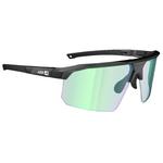 
AZR Lunettes de soleil Arrow Rx Noire Vernie Photochromique Irisé Vert  Présentation