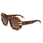 
Binocle Eyewear Lunettes de soleil Claudia Shiny Cream Tortoise Gradient Brown Polarized  Présentation