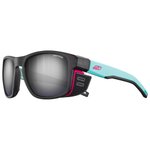 
Julbo Lunettes de soleil Shield M Translucide Mat Noir Bleu Clair Rose Spectron 4  Présentation