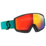 
Scott Masque Factor Pro Retro Teal Blue Yellow Enhancer Red Chrome  Présentation