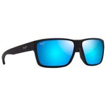 
Maui Jim Lunettes de soleil Uila Noir Mat Bleu Hawaï Minéral Superthin  Présentation