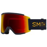 Smith Masque de Ski Squad XL Midnight Slash Chromapop Sun Red Mirror + Chromapop Storm Rose Flash Présentation