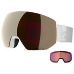 
Salomon Masque Radium Pro White Sigma Black Gold + Sigma Light Blue  Présentation
