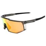 
Binocle Eyewear Lunettes de soleil Horizon Shiny Grey Red Fire Mirror Polarized  Présentation