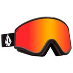 Volcom Masque de Ski Yae Matte Black Red Chrome + Yellow Présentation
