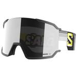 Salomon Masque de Ski S/View 3 Black Pixels Multilayer Super White Présentation