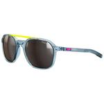 
Julbo Lunettes de soleil Slack Cover Translucide Brillant Bleu Rose Fluo Spectron 4  Présentation