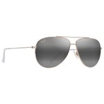 
Maui Jim Lunettes de soleil Hauoli Doré Clair Brillant Cristaux Gris Neutre MauiPure  Présentation