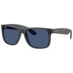 
Ray Ban Lunettes de soleil RB4165 Justin Classic Mat Grey Opaline Dark Blue 